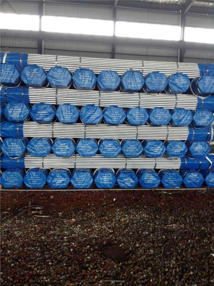 1.5 Inch Scaffolding Building ERW Ms Steel Pipe And Tube 48.3mm-48.6mm EN39/BS1139